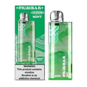 Mint Disposable Vape (8000 Puffs) by Sugar Bar SB8000 - Ejuice Store