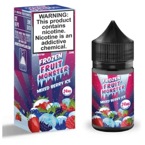 Mixed Berry Ice 30ml Nic Salt Vape Juice – Frozen Fruit Monster
