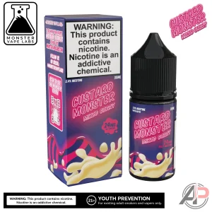 Mixed Berry Salt Nicotine By Custard Monster Vape Labs 30mL