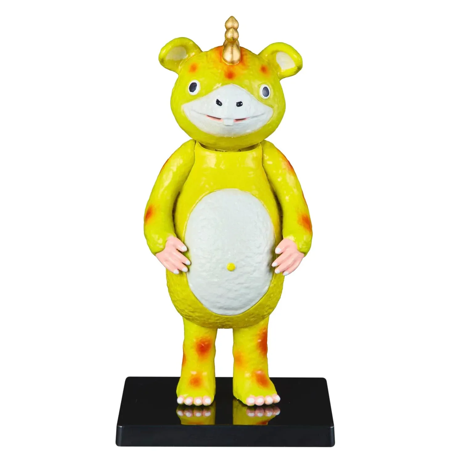 Modern Toy'S Gallery Head Bull Kaiju Booska Bobbing Doll Yellow Ver Japan