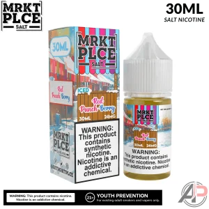 MRKT PLCE Iced Red Punchberry Salt Nicotine 30mL