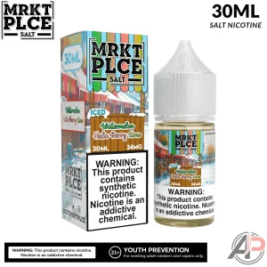 MRKT PLCE Iced Watermelon Hula Berry Lime Salt Nicotine 30mL