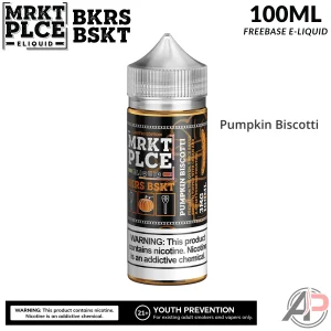 MRKT PLCE Pumkin Biscotti BKRS BSKT E-Liquid 100mL