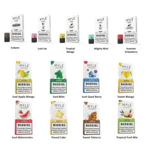 Myle V1 Replacement Pods 4 Pod Pack