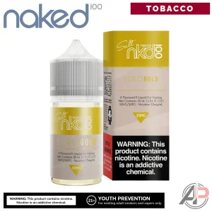 Naked 100 Euro Gold Salt Nicotine E-Liquid 30mL