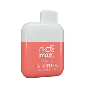 Naked 100 Max Ice Brain Freeze (Strawberry Pom) Disposable Vape | $8.95