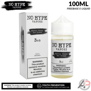No Hype Vapors Butter Pecan Ice Cream E-Liquid 100mL