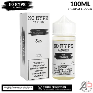 No Hype Vapors Cafe Cappuccino E-Liquid 100mL