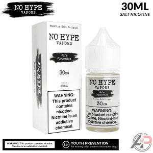 No Hype Vapors Cafe Cappuccino Salt Nicotine 30mL