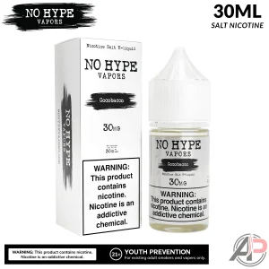 No Hype Vapors Cocobacco Salt Nicotine 30mL