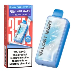 Orange Passion Mango Disposable Vape (35000 Puffs) by Lost Mary MT35000 Turbo - Ejuice Store