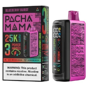 Pachamama 25K Blueberry Burst Disposable Vape | Only $11.95