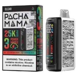 Pachamama 25K Clear Disposable Vape | Only $11.95
