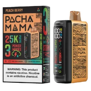 Pachamama 25K Peach Berry Disposable Vape | Only $11.95