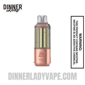 Peach Blue Slushy Dinner Lady Snap Pro Intense 35K Pre-filled Replacement Pod