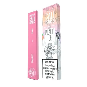 Peach Ice Disposable Pod by Cali Bars - Ejuice Store