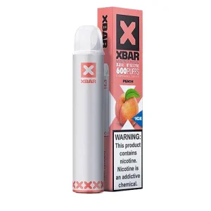 Peach Ice Disposable Pod by X BAR - Ejuice Store