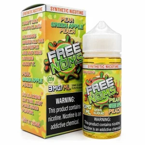 Pear Green Apple Peach - 3mg - Free Noms by Nomenon - 120mL
