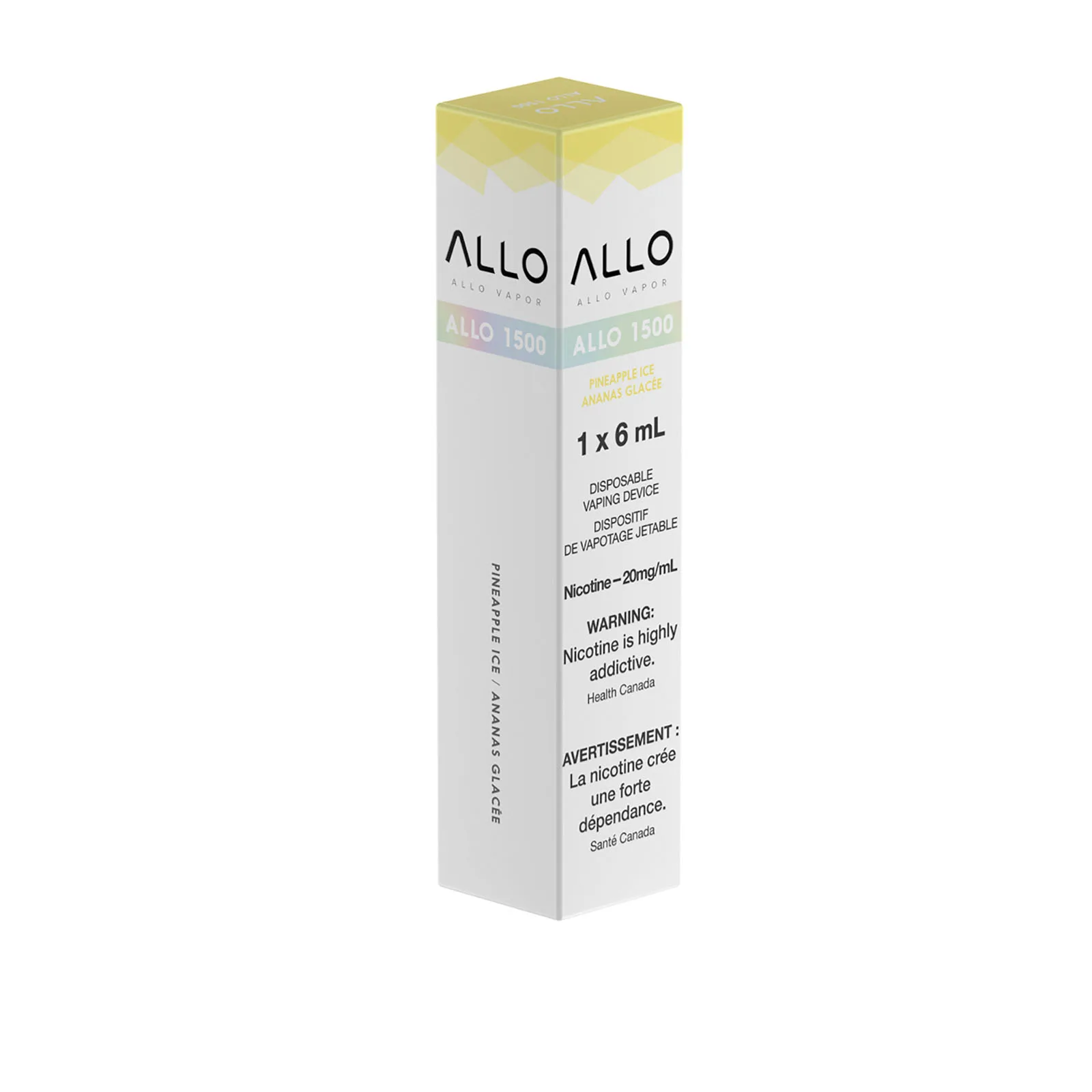 Pineapple Ice ALLO 1500 – Disposable Vape - Image 2