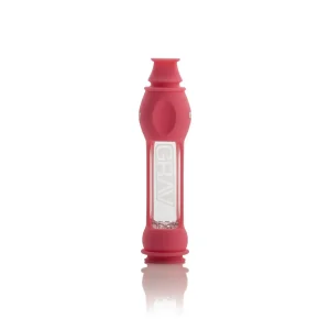 Pink 16mm GRAV Octo-taster with Silicone Skin - 4in