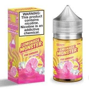 Pink Lemonade 30ml Nic Salt Vape Juice – Lemonade Monster