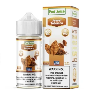 Pod Juice Jewel Tobacco Tobacco Free Nicotine E-Juice 100ml