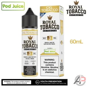 Pod Juice Royal Tobacco Extracts Cig Tobacco E-Liquid 60mL