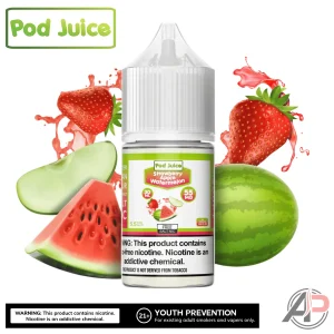 Pod Juice Strawberry Apple Watermelon Salt Nicotine 30mL
