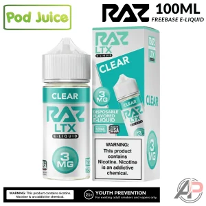 Pod Juice X Raz Clear E-Liquid 100mL