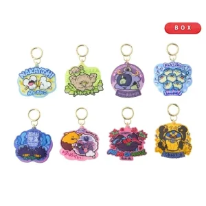 Pokemon Acrylic Keychain Mogu Mogu Watching Box Figure Set