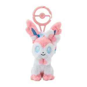 Pokemon Eevee Mascot Carabiner Keychain Charm Figure