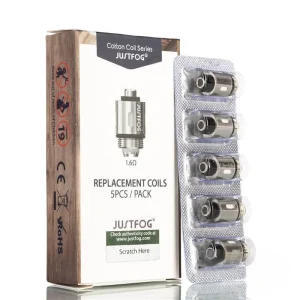 Justfog QPod Replacement Coil - Pack of 5