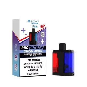 Hayati Pro Ultra Plus 25K Blueberry Raspberry / Mr Blue Refill Pods