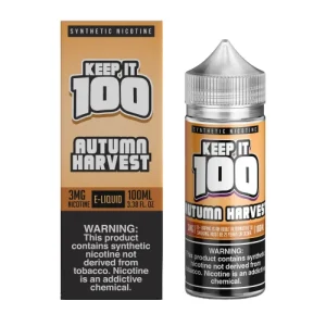 Keep It 100 Autumn Harvest (Apple Cider Donut) 100ml Vape Juice
