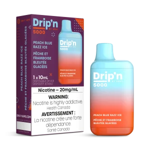 Peach Blue Razz Ice Drip’n Envi – Disposable Vape