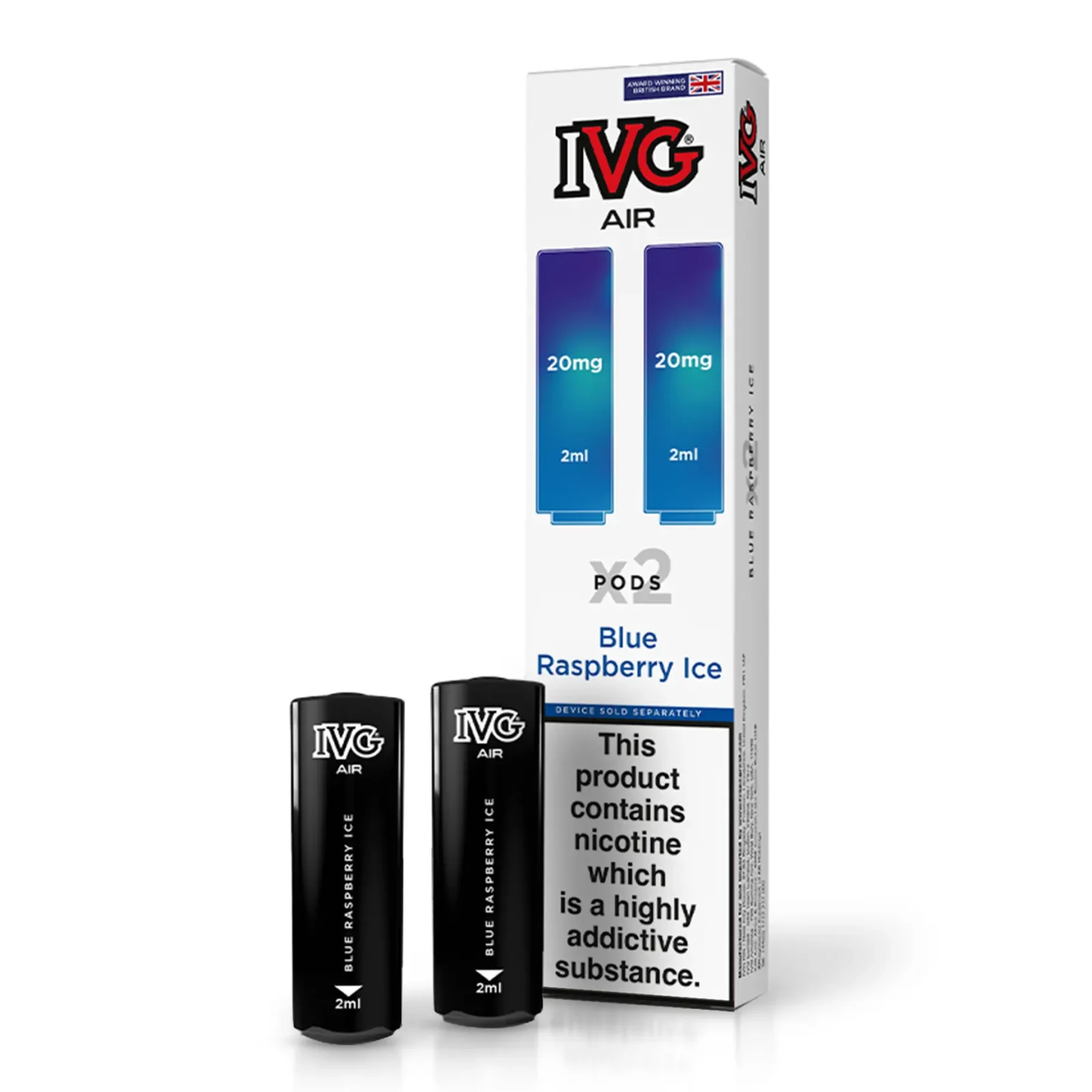IVG Air Blue Raspberry Ice Refill Pod