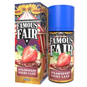 Strawberry Pound Cake by Famous Fair 100ml - Ejuice Store