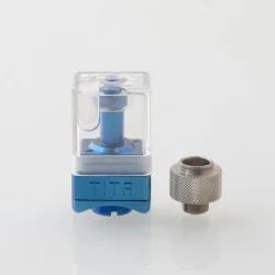 Authentic Veepon Tita RBA Tank Kit for DotAio / Tita AIO - Blue, 5 PCS Pins 1.0, 1.5, 2.0, 2.5, 3.0mm, 3.0ml