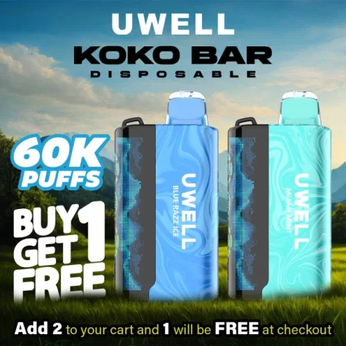 Uwell Koko Bar Disposable (60000 Puffs) - Buy 1 Get 1 Free - Image 2