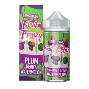 Plum Berry Watermelon by Fruit Frenzy 100ml - Ejuice Store