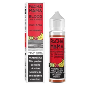 Pachamama Blood Orange Banana Gooseberry 60ml Vape Juice | $9.95