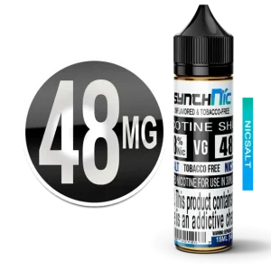SynthNic NicShot Nicotine Additive 15ml-ATC-NicSalt - 48mg (for 30ml bottles only)