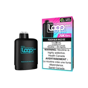 Peach Blue Razz Ice STLTH Loop Max Pod