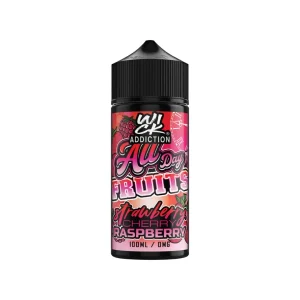 All Day Fruits Strawb Cherry Raspberry 100ml By Wick Addiction