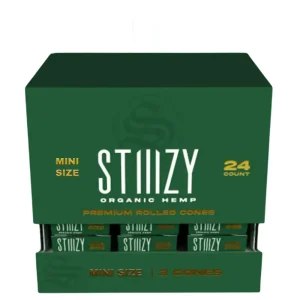 Stiiizy Premium Rolled Cones Mini Size - 24 Count