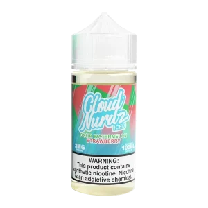Iced Sour Watermelon Strawberry Cloud Nurdz Iced eJuice 100ml