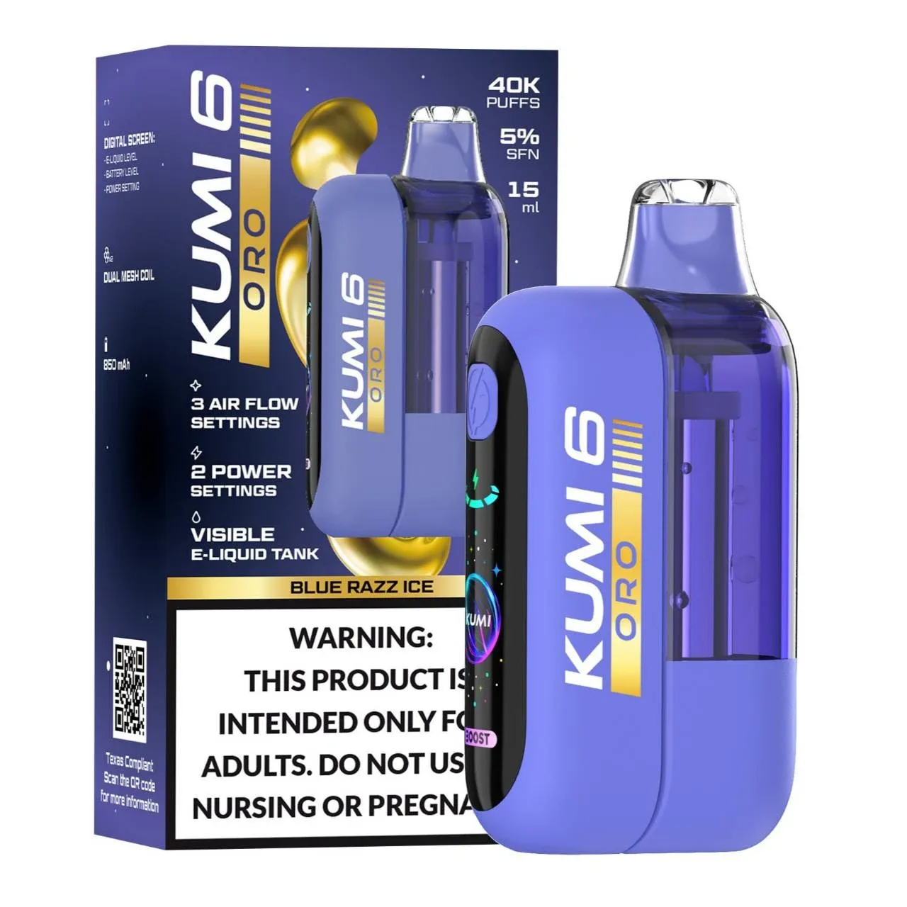 KUMI 6 Oro Disposable (40000 Puffs)