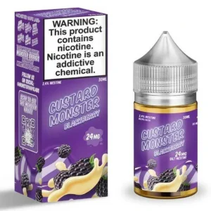 Custard Monster Blackberry Custard Salt 30ml E-Juice