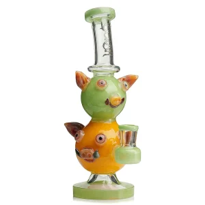 Lookah 10″ Cute Double Piggy Dab Rig