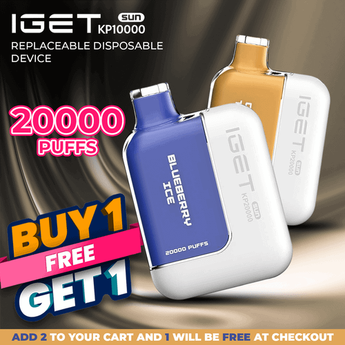 IGET Sun KP20000 Replaceable Disposable Device (20000 Puffs) - Buy 1 Get 1 Free - Image 2